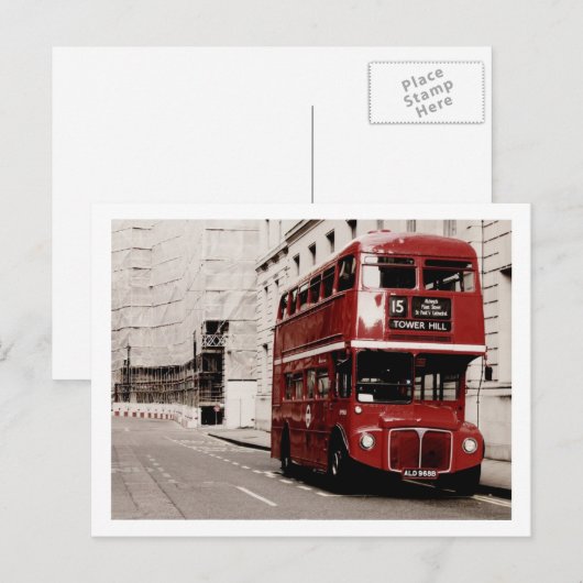 Carte Postale Routemaster (Devant / Derrière)