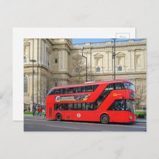 Carte Postale Routemaster Bus Londres Royaume-Uni (Devant / Derrière)