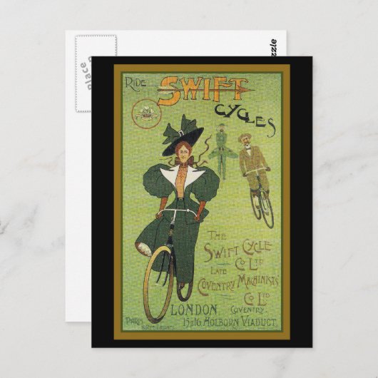 Carte Postale Router les cycles rapides (Devant / Derrière)