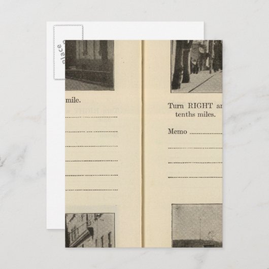 Carte Postale Routes automobiles, NY (Devant / Derrière)