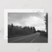 Carte Postale Routes d'automne (Devant / Derrière)