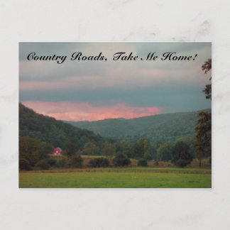 Carte Postale Routes du pays