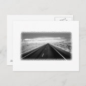 Carte postale routière sans fin (Devant / Derrière)