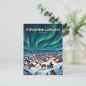 Carte Postale Rovaniemi Finlande (Debout devant)