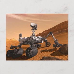 Carte Postale Rover Curiosity Du Laboratoire Scientifique Mars.