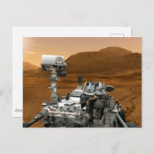 Carte Postale Rover Curiosity Du Laboratoire Scientifique Mars.  (Devant / Derrière)