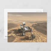 Carte Postale Rover Mars 2020 à la surface de Mars. (Devant / Derrière)
