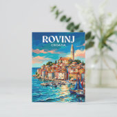 Carte Postale Rovinj Croatie (Debout devant)