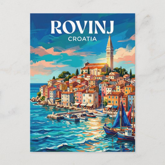 Carte Postale Rovinj Croatie (Devant)