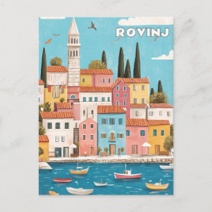 Carte Postale Rovinj Croatie Voyage
