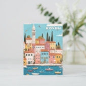Carte Postale Rovinj Croatie Voyage (Debout devant)