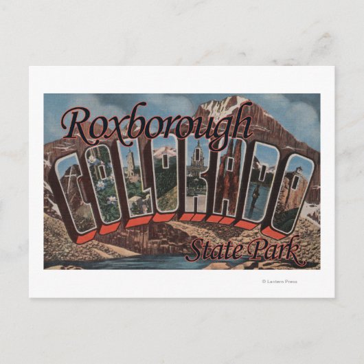Carte Postale Roxborough State Park, Colorado (Devant)