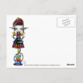 Carte Postale Roxsy Pixie Stick Psychobilly Rainbo (Dos)
