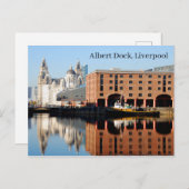 Carte Postale Royal Albert Dock, Liverpool (Devant / Derrière)