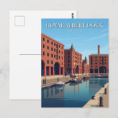 Carte Postale Royal Albert Dock Royaume-Uni (Devant / Derrière)