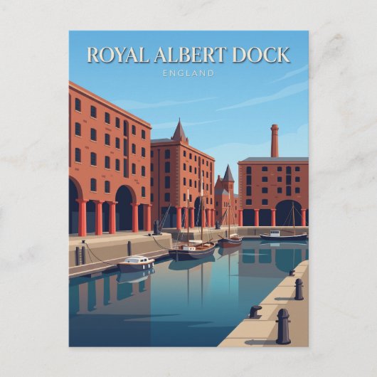 Carte Postale Royal Albert Dock Royaume-Uni (Devant)
