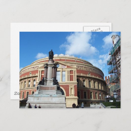 Carte Postale Royal Albert Hall Londres (Devant / Derrière)