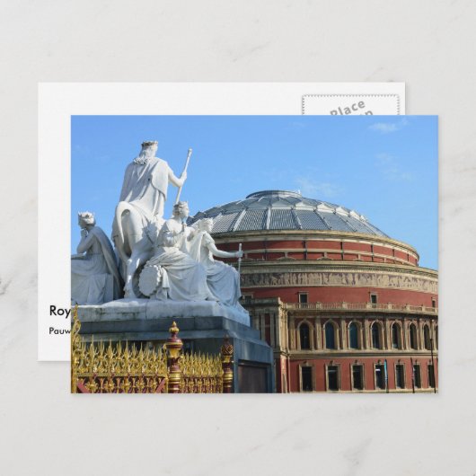 Carte Postale Royal Albert Hall Londres (Devant / Derrière)