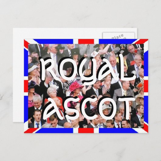 Carte postale Royal Ascot Diamond Jubilee (Devant / Derrière)