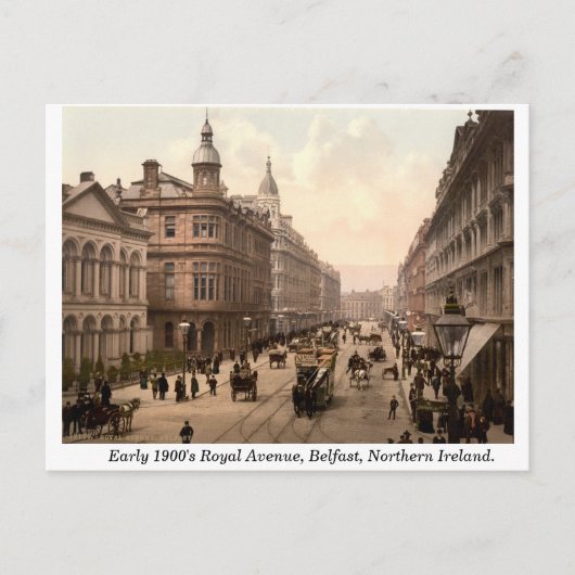 Carte Postale Royal Avenue, Belfast, Irlande du Nord (Devant)