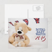 Carte postale Royal Baby Watch 2013 (Devant / Derrière)