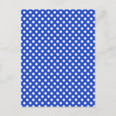 Carte Postale Royal Blue Combination Pois par STaylor (Devant)