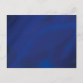 Carte postale Royal Blue et Silver (Dos)