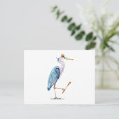 Carte Postale Royal Blue Heron (Debout devant)