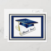 Carte postale Royal Blue Merci (Devant / Derrière)