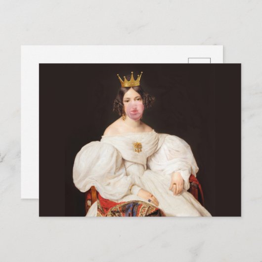 Carte Postale Royal Bubble Gum Diva (Devant / Derrière)