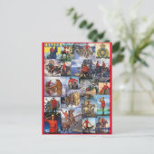 Carte Postale Royal Canadian Mounted Police Collage (Debout devant)