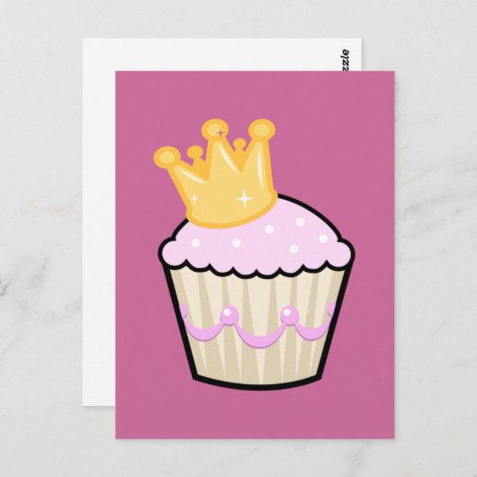 Carte postale Royal Cupcake (Devant / Derrière)
