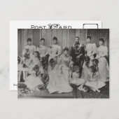 Carte Postale Royal Family England - Groupe Mariage 1893 (Devant / Derrière)