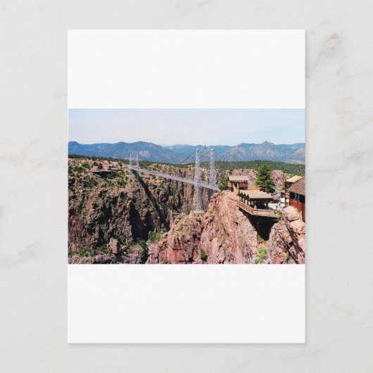 Carte Postale Royal Gorge Bridge, le plus haut des États-Unis (Devant)