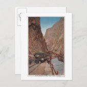 Carte Postale Royal Gorge, CO - Vue du pont suspendu (Devant / Derrière)