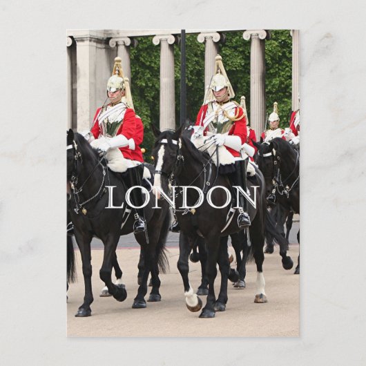 Carte Postale Royal Household Cavalry, Londres (Devant)