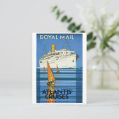 Carte Postale Royal Mail "Atlantis Cruises" (Debout devant)