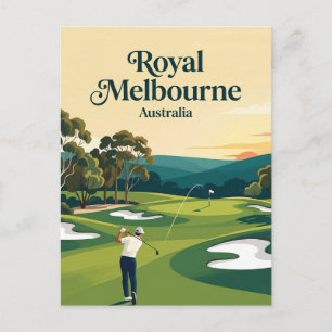 Carte Postale Royal Melbourne Golf Club Australie