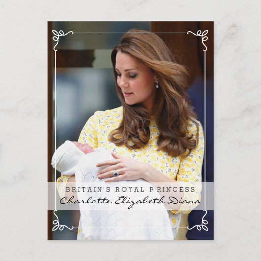 Carte Postale Royal Princess - William & Kate (Devant)