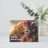 Carte Postale 💚 💜 💛 Royal Regalia : Mardi Gras Extravaganza (Debout devant)