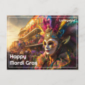 Carte Postale 💚 💜 💛 Royal Regalia : Mardi Gras Extravaganza (Devant)