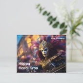 Carte Postale 💚 💜 💛 Royal Regalia : Mardi Gras Extravaganza (Debout devant)