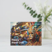 Carte Postale 💚 💜 💛 Royal Regalia : Mardi Gras Extravaganza (Debout devant)