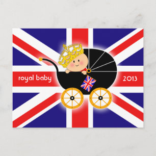 Carte postale royale de bébé