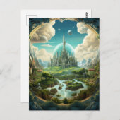 Carte Postale royaume cosmique (Devant / Derrière)