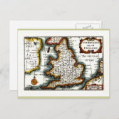 Carte Postale Royaume d'Angleterre (Royaume d'Angleterre) Carte/ (Devant / Derrière)
