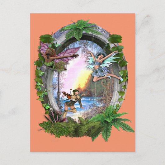 Carte Postale Royaume des fées (Devant)