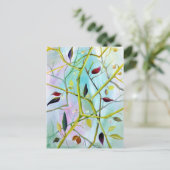 Carte Postale royaume des Feuilles rustiques (Debout devant)