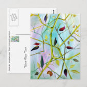 Carte Postale royaume des Feuilles rustiques (Devant / Derrière)