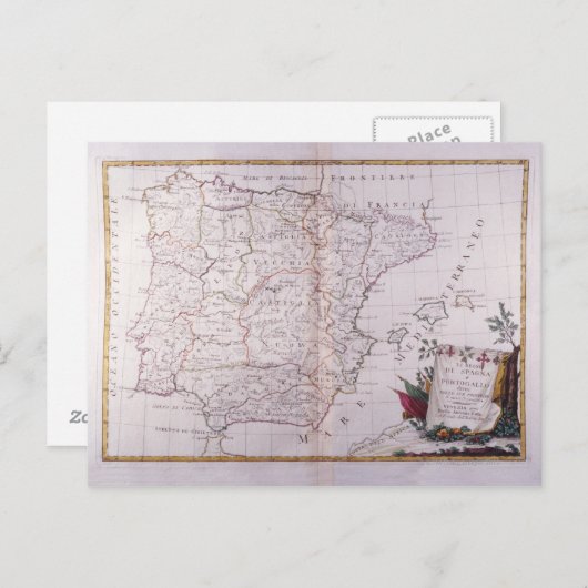 Carte Postale Royaume d'Espagne (Devant / Derrière)